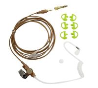 stdgove Broadcast Earset in Ear IFB Earpiece Broadcaster Headset Clear TRS Earpiece Com Invisible Monitor Cord 3.5mm Universal Kit Earbuds Headphone for Tv Music Broadcasting News Anchor Telex
