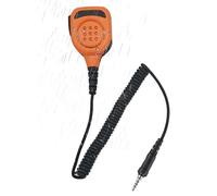 stdgove Ham Radio Speaker Microphone 3.5mm Threaded Ptt Shoulder Mic for Yaesu Standard Horizon ft-270 vx-6r hx210 vx-120 vx-170 vx-6 vx-7r vx6r Walkie Talkies (Orange)
