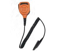 stdgove Radio Shoulder Mic Surveillance OEM Speaker Lapel Microphone for Motorola ht750 ht1250 ht1250ls ht 750 1250 gp328 gp340 MTX 1500 mtx9250 pr860 Walkie Talkies(IP65 Waterproof) (Orange)