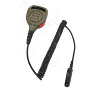 stdgove Two Way Radio IP65 Waterproof Shoulder Mic Remote Speaker Microphone Compatible for Baofeng uv 9r 9g pro Plus gmrs gmrs-9r uv9r uv-9r uv-9g gt-3wp Walkie Talkies (Dark Tan)