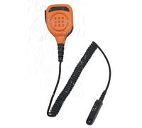stdgove Two Way Radio IP65 Waterproof Shoulder Mic Remote Speaker Microphone Compatible for Baofeng uv 9r 9g pro Plus gmrs gmrs-9r uv9r uv-9r uv-9g gt-3wp Walkie Talkies (Orange)