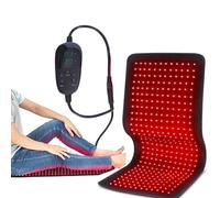 STDZQCWY Portable Red Light Belt, Red Light Pad, Auto Timer, 660nm and 850nm Wavelengths, for Back, Shoulder, Knee, Hands and Feet Pain Relief