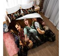 Ste-X 100% Cotton Duvet Cover Double Kids Resident Evil Bedding Set Printed Quilt Cover Set White And Blue All Season Bedding Set (135x200cm(Single),Resident Evil 03)