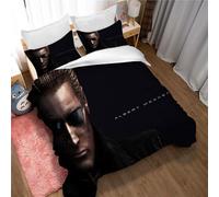 Ste-X Cotton Pure Resident Evil Bedskirt Set Thickened Bed Sheet Quilt Cover 3PC Bedding (200x200cm(Double),Resident Evil 02)