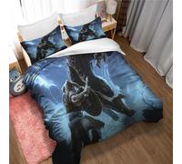 Ste-X Duvet Cover Set Elder Scrolls V Skyrim with Matching Pillow Cases 100% Cotton 120 Thread Count Guaranteed Quilt Protector Cover Premium Extra Soft (200x200cm(Double),TESVS 01)
