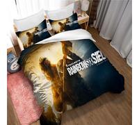 Ste-X Duvet Cover Set Tom Clancy's Rainbow Six Siege Bedding Set Kawaii Girl Bedding Set Lovely Duvet Cover Quilt Cover Soft Bedspread Cover (135x200cm(Single),TCRSS 04)