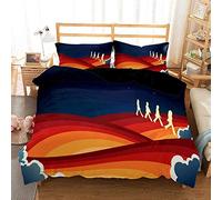 Ste-X Easy Care Duvet Cover Set | Double Bed Size | The Beatles Bedding (135x200cm(Single),Music 06)