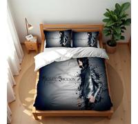 Ste-X Luxury Breathable Bedding Set Michael Jackson 210TC Cotton Soft Cool Summer Warm Winter Comfort Anti-mite (MJ 05,135x200cm(Single))