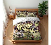 Ste-X Modern Minimalist Fairy Tail Magical Bedding Set 210 Thread Count Cotton Rich Fabric with 50x75cm Pillowcases (Fairy 03,135x200cm(Single))