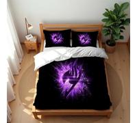 Ste-X Premium Dormitory Bedding Set Fairy Tail Magical Soft Anti-Mite Quilt Cover for Students and Families (Fairy 01,200x200cm(Double))