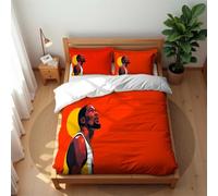 Ste-X Super Soft Hotel Collection Kevin Durant Bedding Set with Pillowcases for Home Dormitory Use Lightweight (Basketball 07,135x200cm(Single))