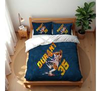 Ste-X Super Soft Hotel Collection Kevin Durant Bedding Set with Pillowcases for Home Dormitory Use Lightweight (Basketball 01,220x230cm(King))
