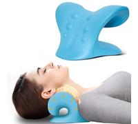 Stea Neck Cloud Neck Stretcher,Pillows for Neck and Shoulder Pain,Neck Stretcher Posture Corrector,Neck Stretcher for Pain Relief,Relax Neck and Shoulders (Blue-1)