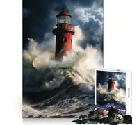 Steadfast Beacon 1000 Piece Jigsaw Puzzle for Teenagers Clear Logic Toy Calm Pastime Perfect Cut Classic Gift 50x75cm