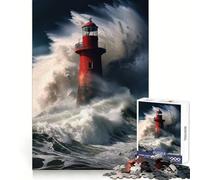 Steadfast Beacon 1000 Piece Jigsaws for Teenagers Puzzle Think Toy Stress Relief Sharp Cut Santa Wish List 50x75cm