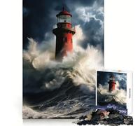 Steadfast Beacon Jigsaw Puzzles 1000 Piece for Teenagers Enhance Memory Leisure Time Solid Cut Santa Wish Item 38x26cm