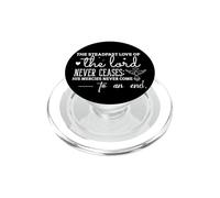 Steadfast Love of the Lord Never Ceases Inspirational Bible PopSockets PopGrip for MagSafe
