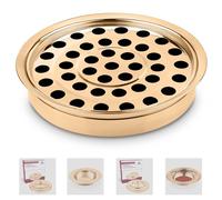 Steadfast Selections (Cup Tray Gold Premium Communion Trays for Churches | Stainless Steel Communion Ware Set, Supplies | 40 Cup Tray