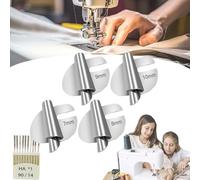 Steadilty Sewing Rolled Hemmer Foot, Sewing Rolled Hemmer Foot Universal, Wide Rolled Hem Foot for Singer Sewing Machine, Sewing Accessories & Tools ([4Pcs]7/8/9/10mm)