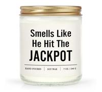SteadStyle Bridal Shower Gifts for Bride - Wedding Bachelorette Gifts for Bride to Be, Funny Engagement Gift for Newlyweds Couples - Lavender Scented Soy Wax Candles 7oz