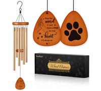 SteadStyle Dog Memorial Gifts for Loss of Dog, Loss of Dog Sympathy Gift, Pet Memorial Wind Chime,Dog Remembrance Gift, in Memory of Dog Cat, Loss of Pet Gifts