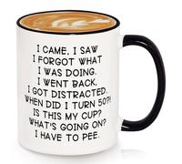 SteadStyle Funny 50th Birthday Gifts for Women Men Mug 11oz, Gag 50th Birthday Decoration Gift Idea for Her Him Mum Dad Sister Best Friends, 1976 Bday Present for 60 Year Old Coffee Cup