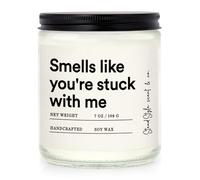 SteadStyle Funny Anniversary Candle Gifts for Boyfriend Girlfriend, Her Him, Best Friend Friendship Birthday for Women, Bestie, Christmas, Valentines Day Present Lavender Scented 7 Oz