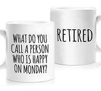SteadStyle Funny Retirement Gifts for Women Men 2026 Retired Mug 325ml | Happy Retirement, Leaving Gifts for Colleague Friend Boss Teacher Nurse, Office Farewell Coworker Goodbye Gift Coffee Cup
