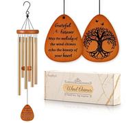 SteadStyle Thank You Gifts Wind Chimes with Engraved Thank You Message - Thank You Gifts for Women - Appreciation Gifts for Coworkers/Pastor/Employee/Teacher/Boss