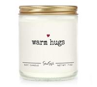 SteadStyle Thinking of You Gifts - Warm Hugs Candle Lavender Scented 7oz, Sympathy, Grief, Get Well, Recovery, Anniversary Romantic Gifts for Women Men, Long Distance, Christmas, Cheer Up Gift