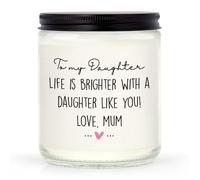 SteadStyle Valentine's Day Daughter Gift from Mum - Unique Birthday Gifts for Daughter, Lavender Scented Candle for Daughter Mothers Day Graduation Christmas Back to School Wedding Bridal Shower Gifts