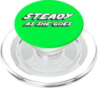 Steady as She Goes | 2000's Music Song White PopSockets PopGrip for MagSafe
