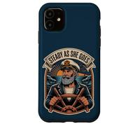 Steady As She Goes/Man/Nautical/Sea/Life Challenges Case for iPhone 11