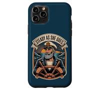 Steady As She Goes/Man/Nautical/Sea/Life Challenges Case for iPhone 11 Pro