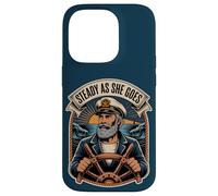 Steady As She Goes/Man/Nautical/Sea/Life Challenges Case for iPhone 14 Pro
