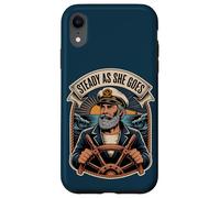Steady As She Goes/Man/Nautical/Sea/Life Challenges Case for iPhone XR
