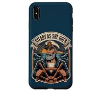 Steady As She Goes/Man/Nautical/Sea/Life Challenges Case for iPhone XS Max