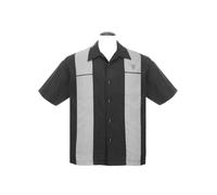 Steady Clothing Classy Piston V8 Embroidered Mens Retro Vintage Bowling Shirt