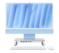 Steady Comps Ltd Mac Desktop • 8-Core M4 • 24-inch 4.5K Retina display • 16GB RAM • 256GB SSD+2TB SSD Hub/Stand • Windows 11 • Office • Dust Cover • DVD