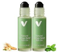 Steady Ear Roll On, Natural Steady Ear Vertigo Relief Roll-On, Vertisooth Anti-Dizzy Oil, Fast-Acting Vertigo Oils with Natural Ingredients, Not Greasy, Portable and Easy to Use (2PC)
