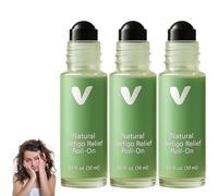 Steady Ear Roll On, Steady Ear Natural Vertigo Relief Roll On, Anti-Dizzy Roll-On Essential Oils, for Relaxation and Daily Comfort, Portable Roller with Natural Ingredients, for Men and Women (3)