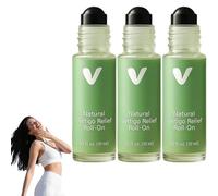 Steady Ear Roll On, Steady Ear Vertigo Roll-on, Natural Vertigo Relief Roll-Ons, Quickly Relieve Dizziness, for Men and Women (3PC)