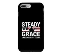 Steady In Grace American Flag Faith Patriot Case for iPhone 7 Plus/8 Plus