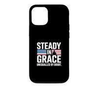 Steady In Grace Patriot Cowboy Flag Faith Case for iPhone 12/12 Pro
