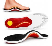 Steady Step Insoles, Plantar Fasciitis Arch Support Orthotic Insoles for Men&Women - Gel Insole| Arch Support Flat Feet Heel Pain Fallen Arches Shock Absorption Insole for Women&Men.. S(EU 35-40)