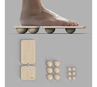 SteadySole foot balance board for lower leg mobility training | Wobble Board Balance Trainer | Foot exercises for fallen arches splayfoot and supination | Blackboard foot trainer alternative