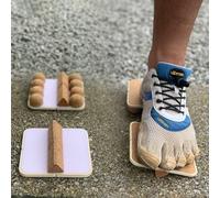SteadySole Foot Balance Board MINI | Single Leg Wobble Board Balance Board Trainer | Foot training for fallen arches splayfoot and supination | Blackboard training alternative with maximum portability