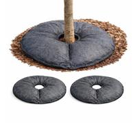 SteadySpring® 24" Smart 30+Day Tree Watering Mat - AUTO Refills with RAIN and Slow Releases As Plant Needs - for Root Balls 11" - 15" Dia Slow Release Technology Prevents Over and Under Watering (2)
