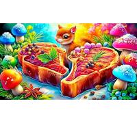 steak 1000 Pieces Puzzle for The Whole for Women, Gifts for Men Recycled Paper Educational Game Challenge Challenging Puzzles 70x50cm/1000pcs