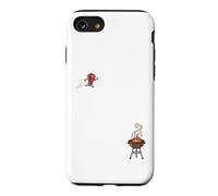 Steak Dive Funny Flying Steak BBQ Grilling Cartoon Case for iPhone SE (2020) / 7/8